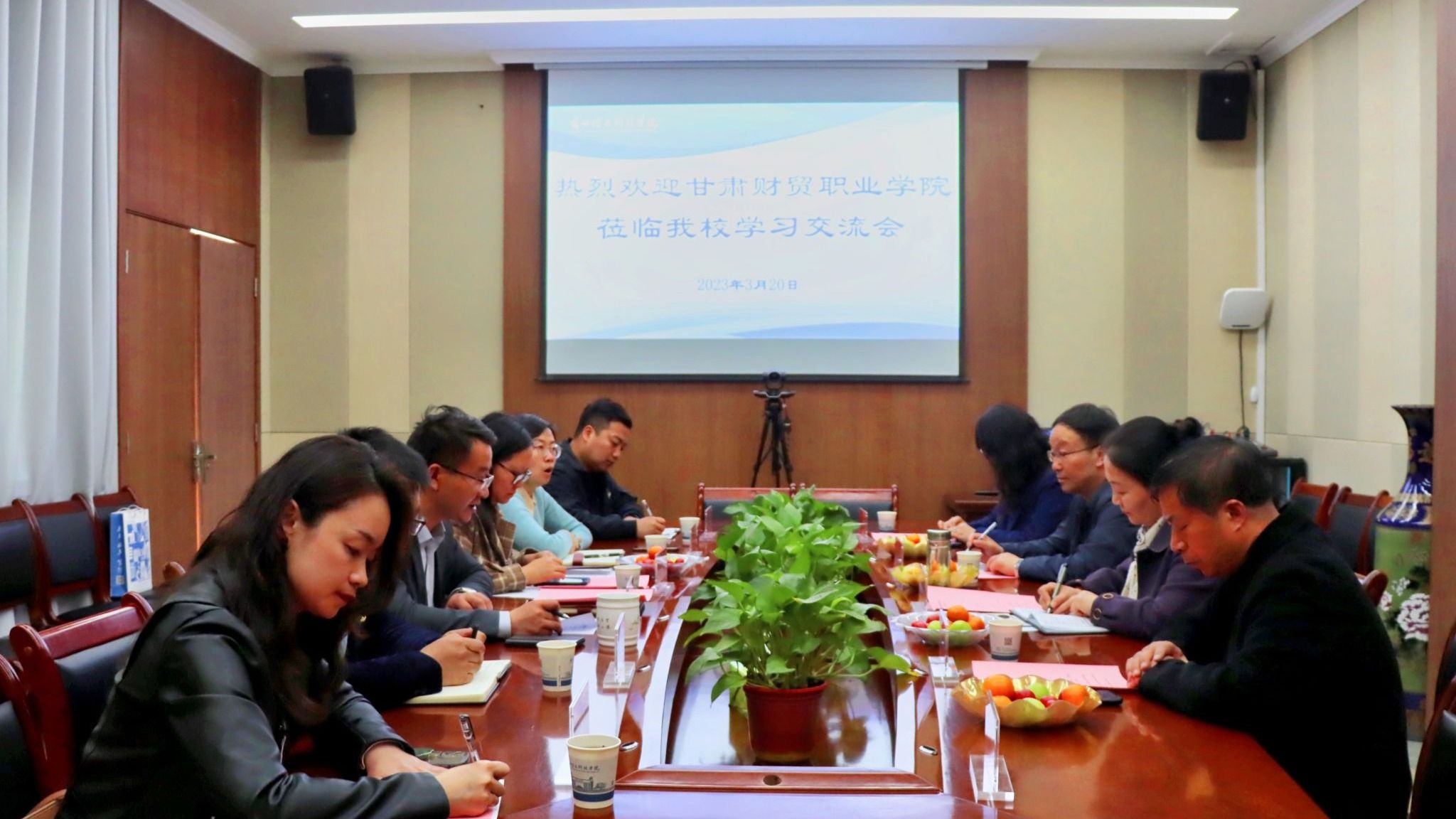 甘肃财贸职业技术学院前来beat365英国官方网站进行交流调研